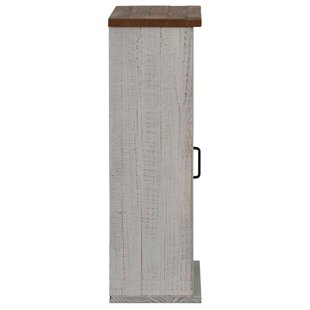 Viseći ormarić HALDEN s kliznim vratima bijeli 49x22,5x70cm bor