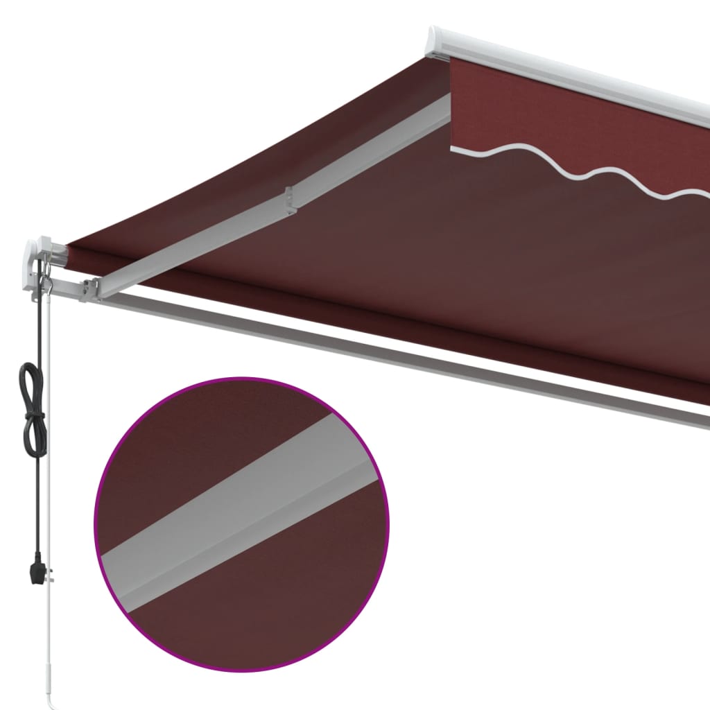 Tenda na automatsko uvlačenje bordo 350x250 cm