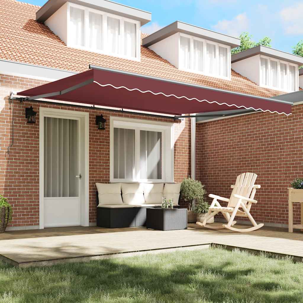 Tenda na automatsko uvlačenje bordo 400 x 300 cm