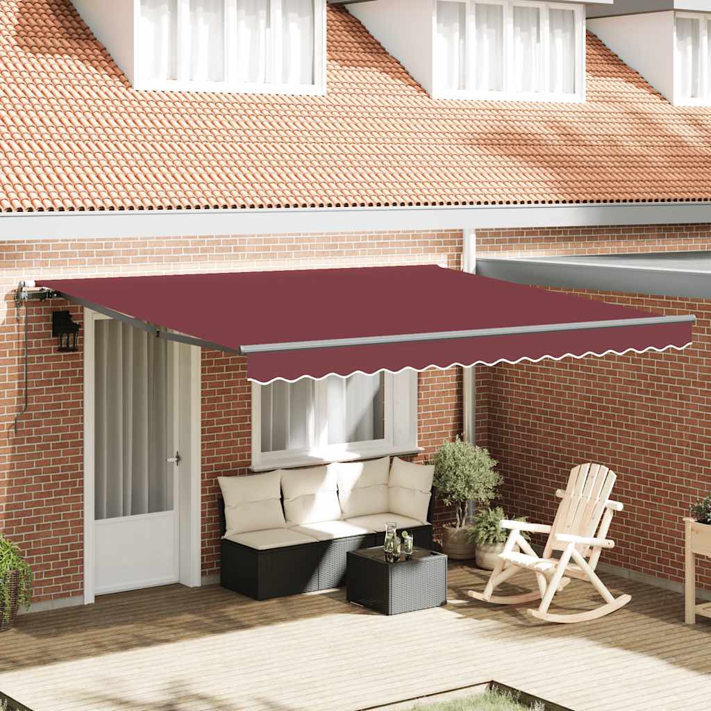 Tenda na automatsko uvlačenje bordo 400 x 300 cm