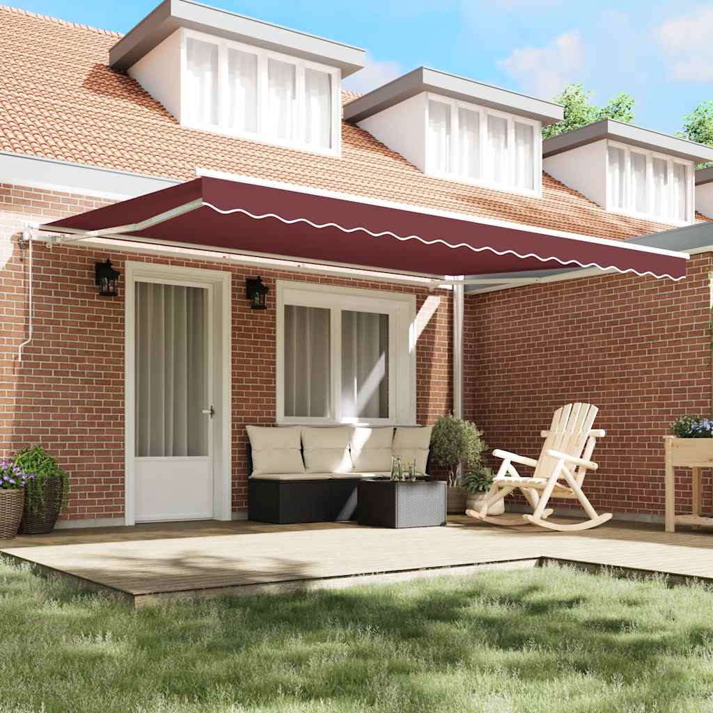 Tenda na automatsko uvlačenje bordo 450 x 300 cm
