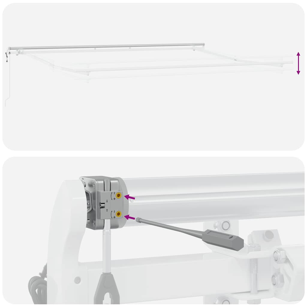 Tenda na automatsko uvlačenje bordo 450 x 300 cm