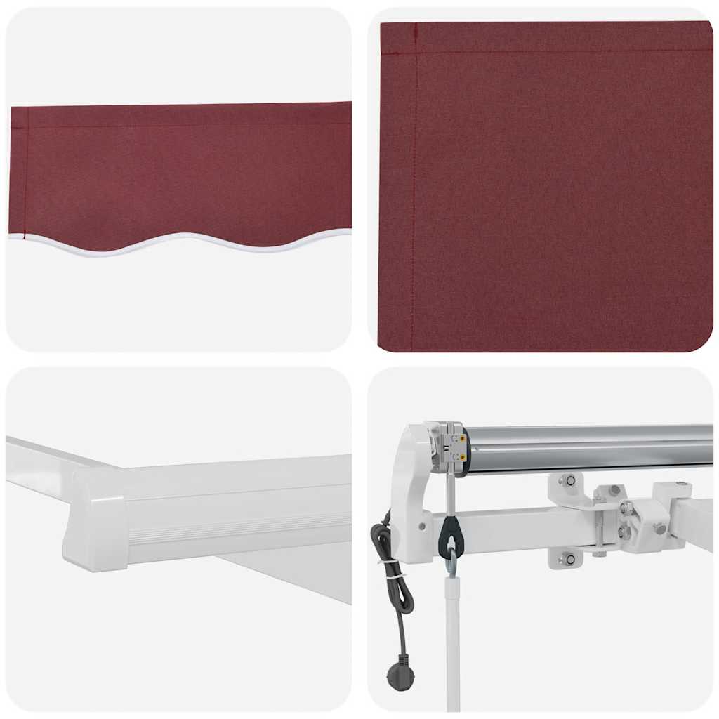 Tenda na automatsko uvlačenje bordo 450 x 300 cm