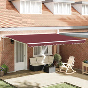 Tenda na automatsko uvlačenje bordo 450 x 300 cm
