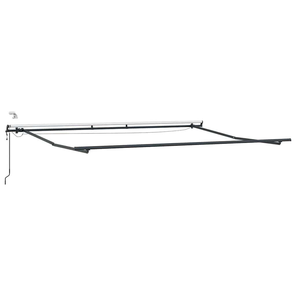 Tenda na automatsko uvlačenje s LED svjetlima bordo 450x300 cm