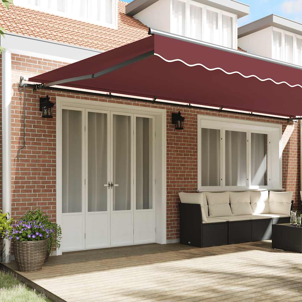 Tenda na automatsko uvlačenje bordo 600 x 300 cm