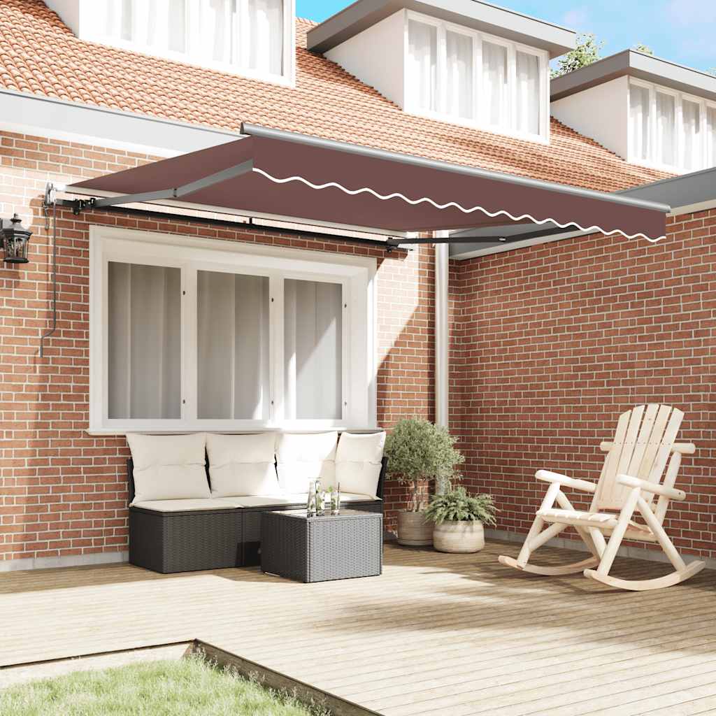 Tenda na automatsko uvlačenje smeđa 300 x 250 cm
