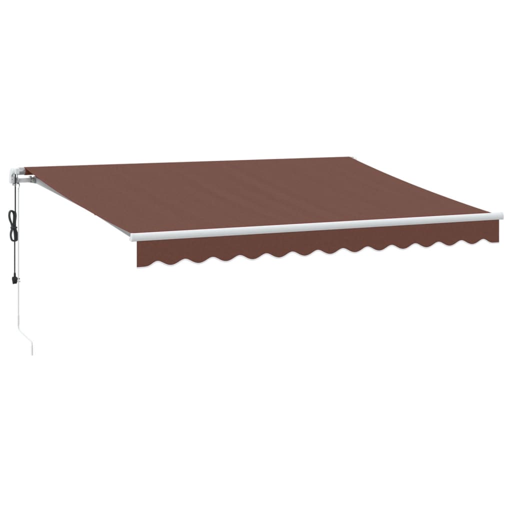 Tenda na automatsko uvlačenje smeđa 350 x 250 cm