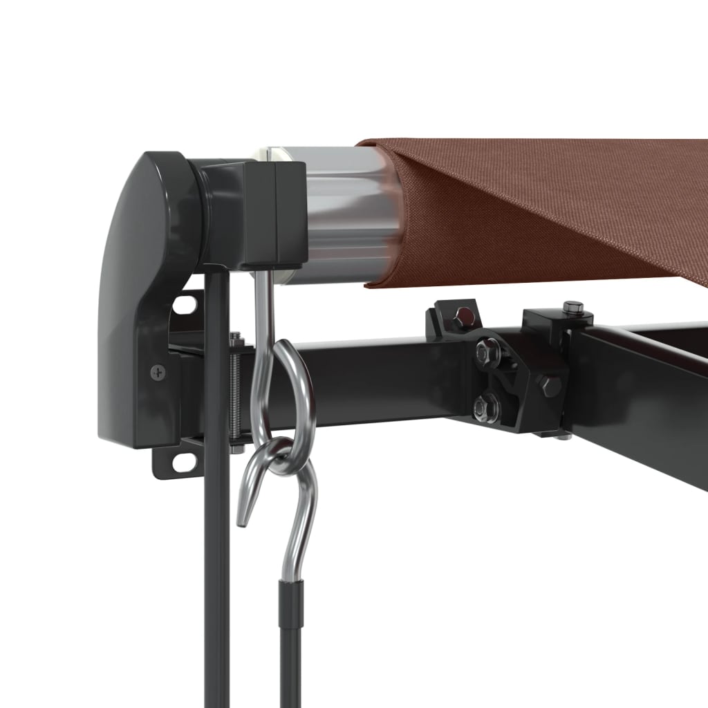 Tenda na automatsko uvlačenje s LED smeđa 350 x 250 cm
