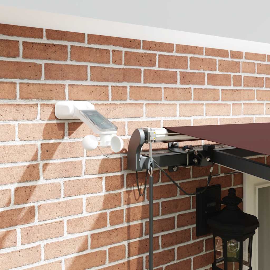 Tenda na automatsko uvlačenje s LED smeđa 500x300 cm