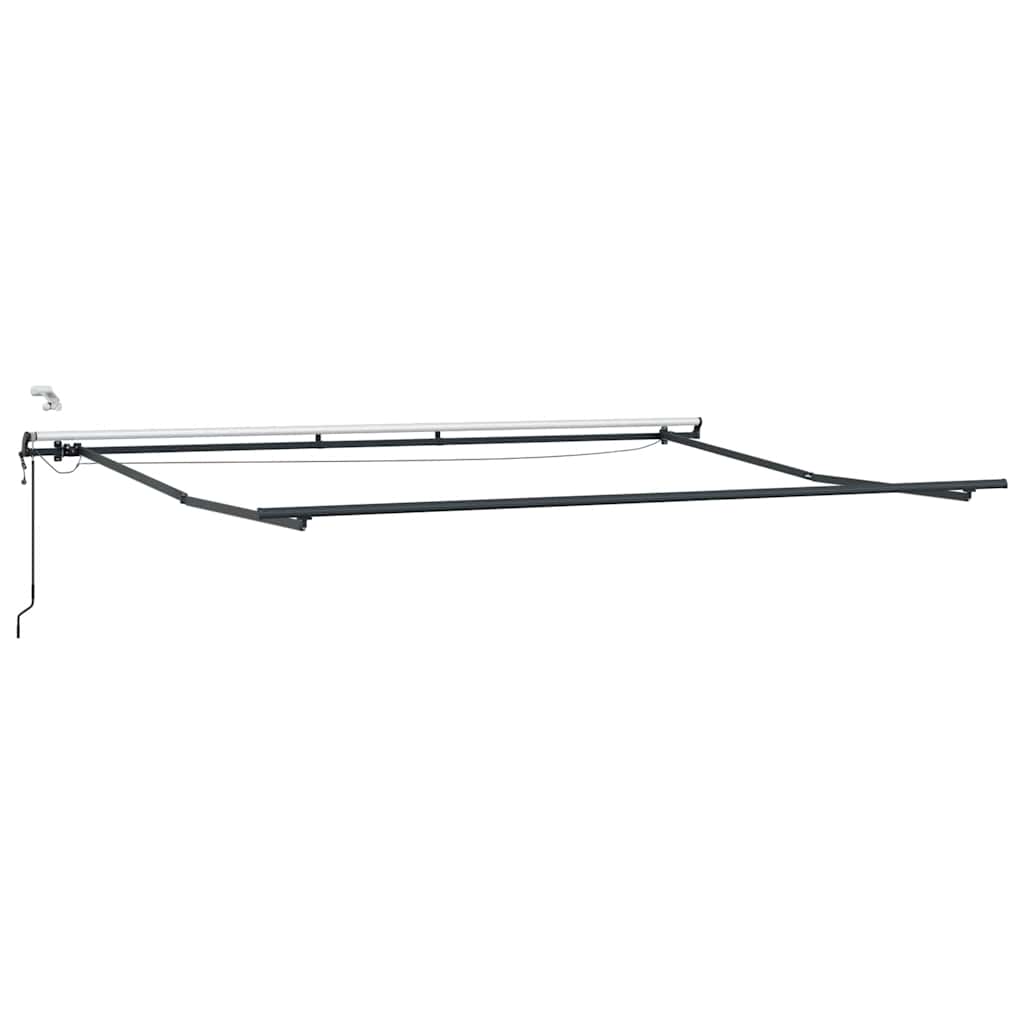 Tenda na automatsko uvlačenje s LED smeđa 500x300 cm