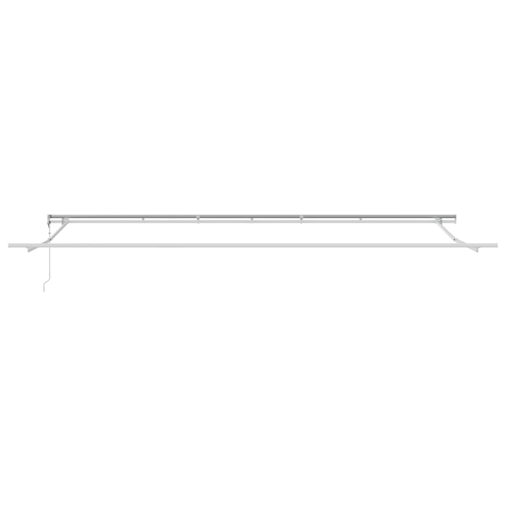 Tenda na ručno uvlačenje s LED smeđa 600 x 300 cm