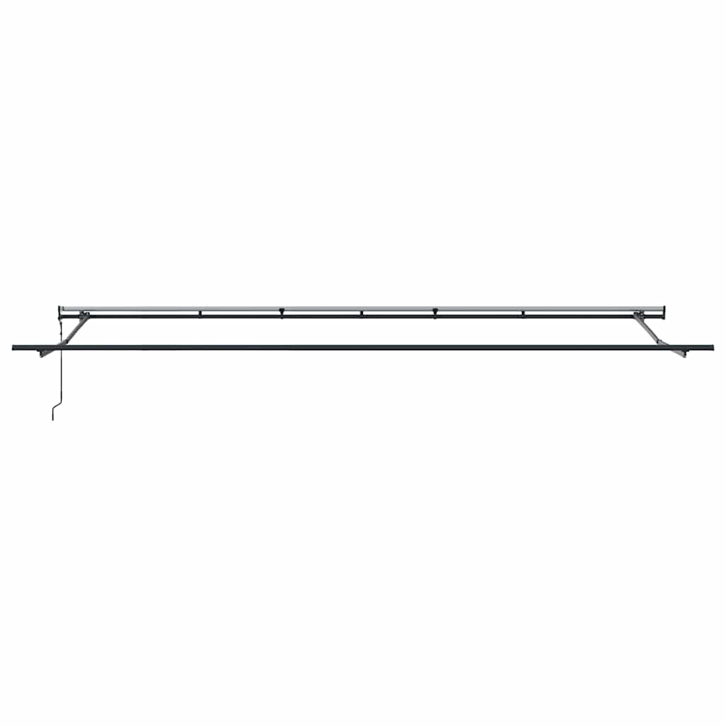 Tenda na ručno uvlačenje s LED smeđa 600 x 300 cm