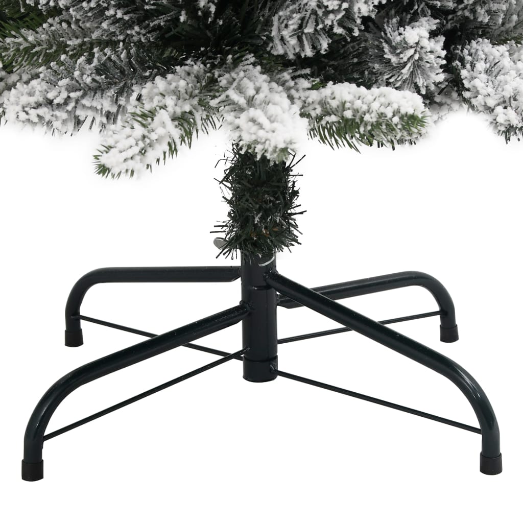 Umjetno usko božićno drvce sa snijegom 180 cm PVC i PE