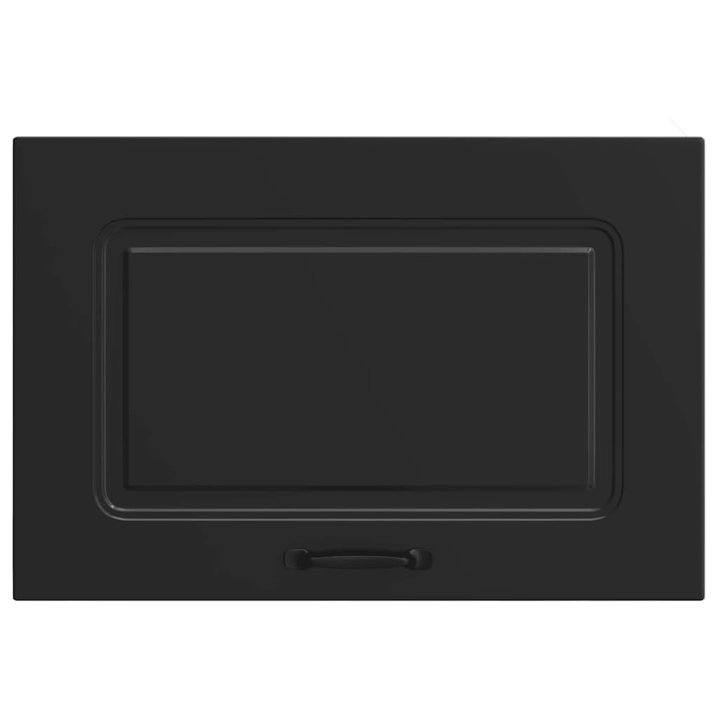 Kuhinjski zidni ormarić Kalmar crni konstruirano drvo
