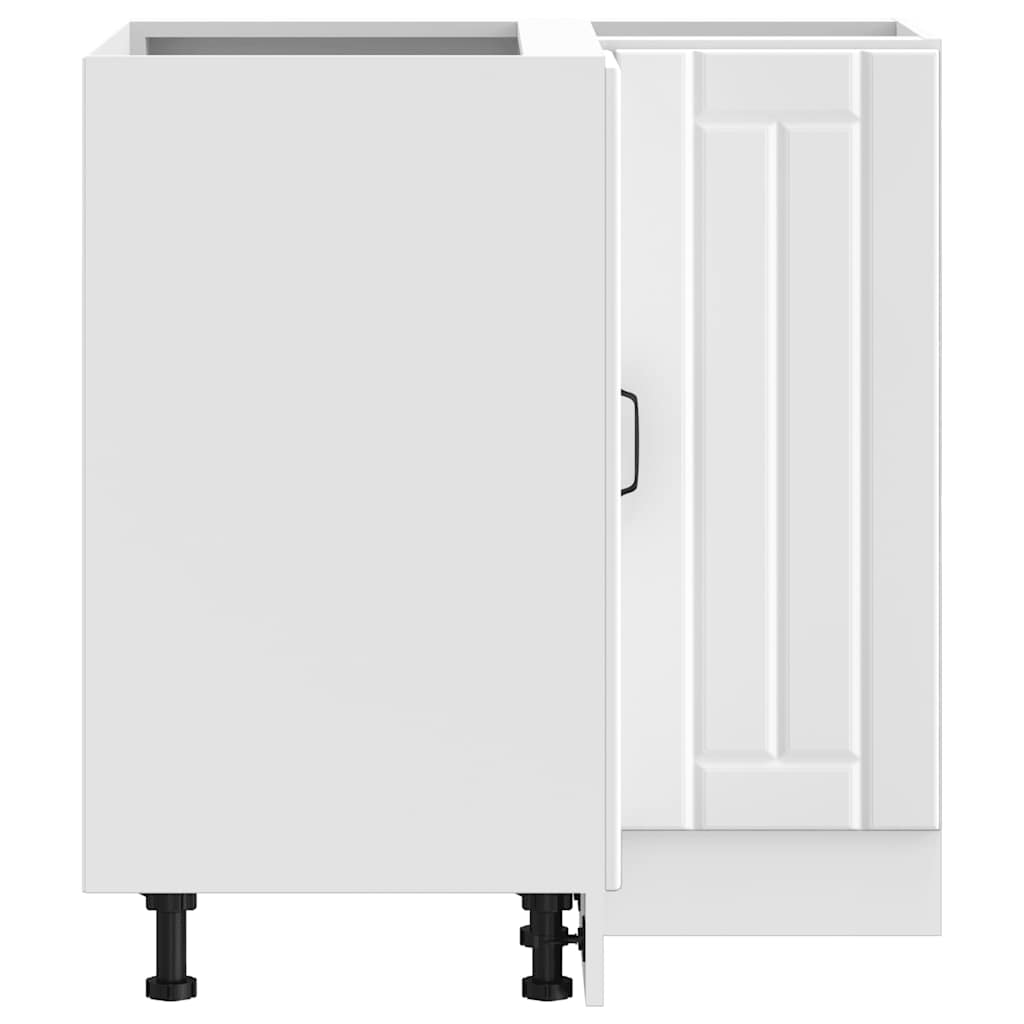 Kuhinjski kutni donji ormarić Lucca bijeli konstruirano drvo