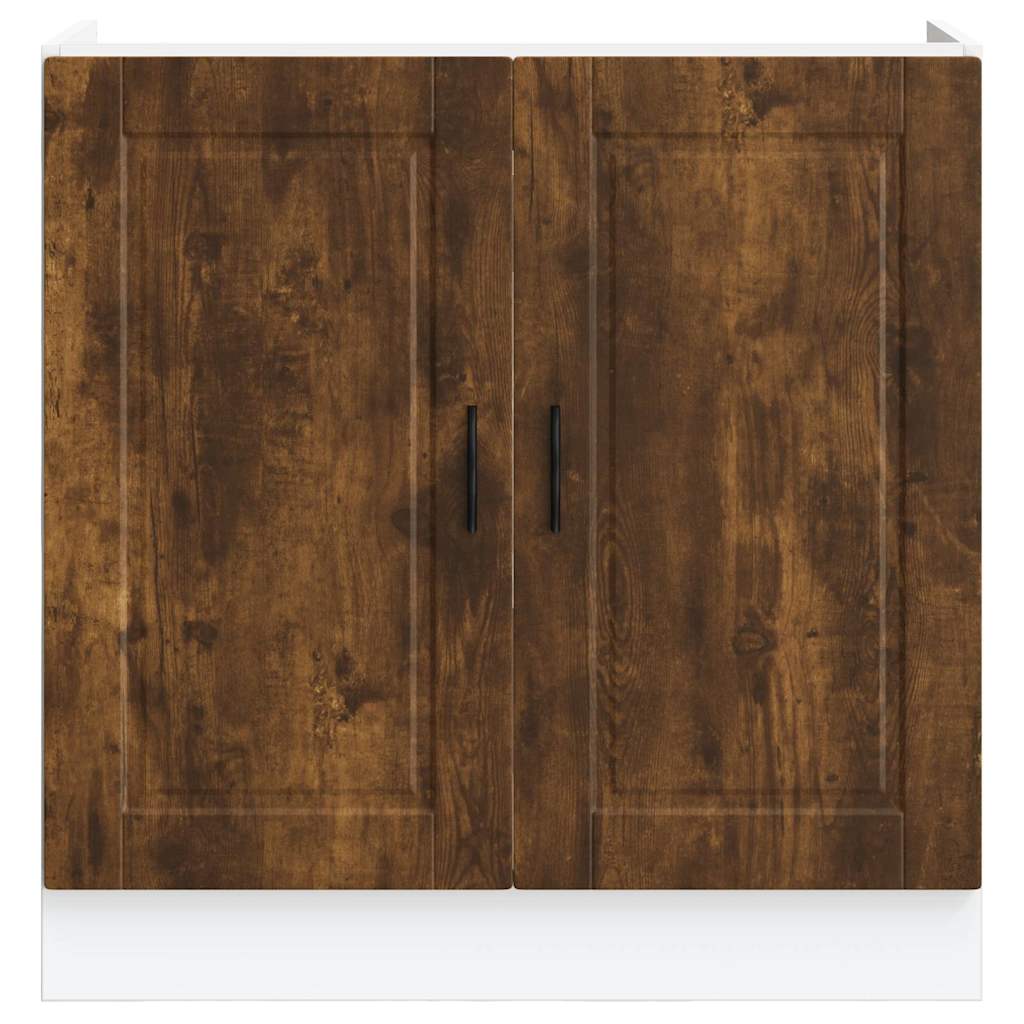 Donji ormarić za sudoper Porto boja hrasta 80x46x81,5 cm drveni