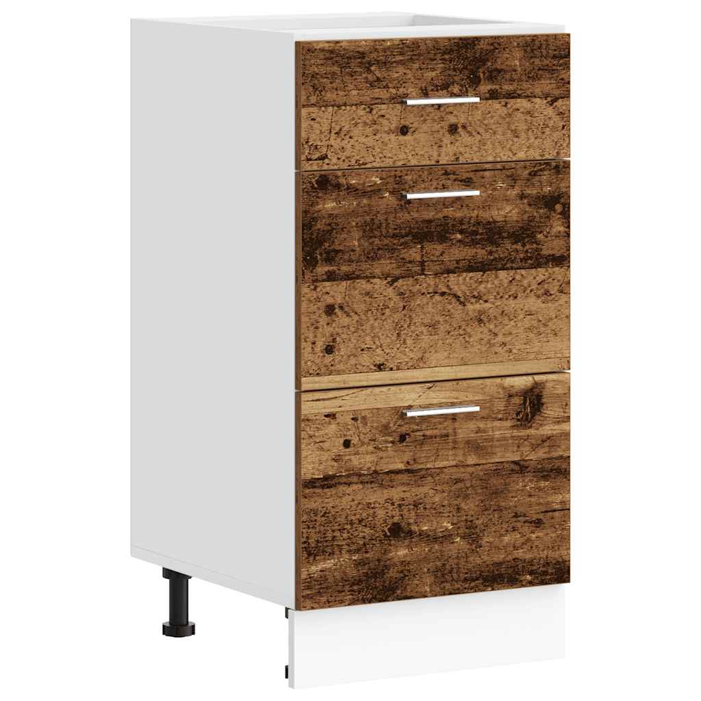 Donji ormarić "Lyon" Staro drvo 40x46x81,5 cm Konstruirano drvo