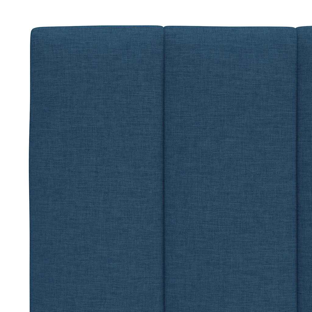 Okvir za krevet bez madraca Hanko plava 90x200cm od tkanine