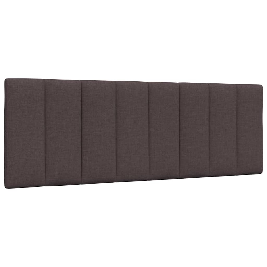 Krevet s madracem Hanko tamnosmeđi 120 x 200 cm od tkanine