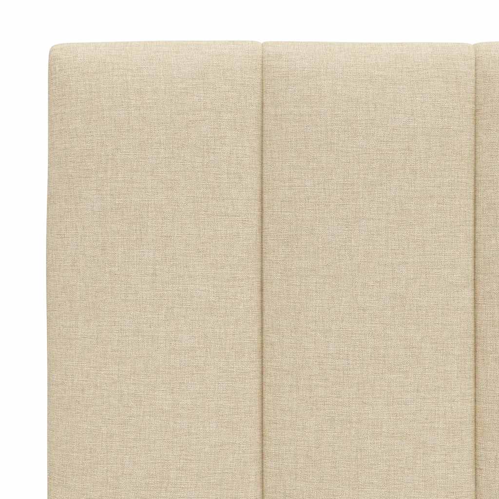 Krevet s madracem Hanko krem 180x200 cm od tkanine