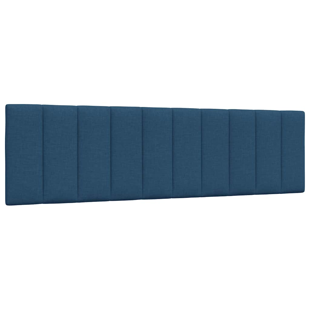 Krevet s madracem Hanko plavi 180x200 cm od tkanine