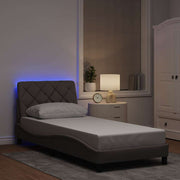 Okvir kreveta s LED-om bez madraca 90x190cm tkanine