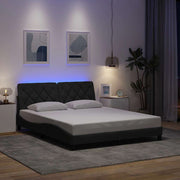 Okvir kreveta s LED-om bez madraca 160x200 cm od tkanine