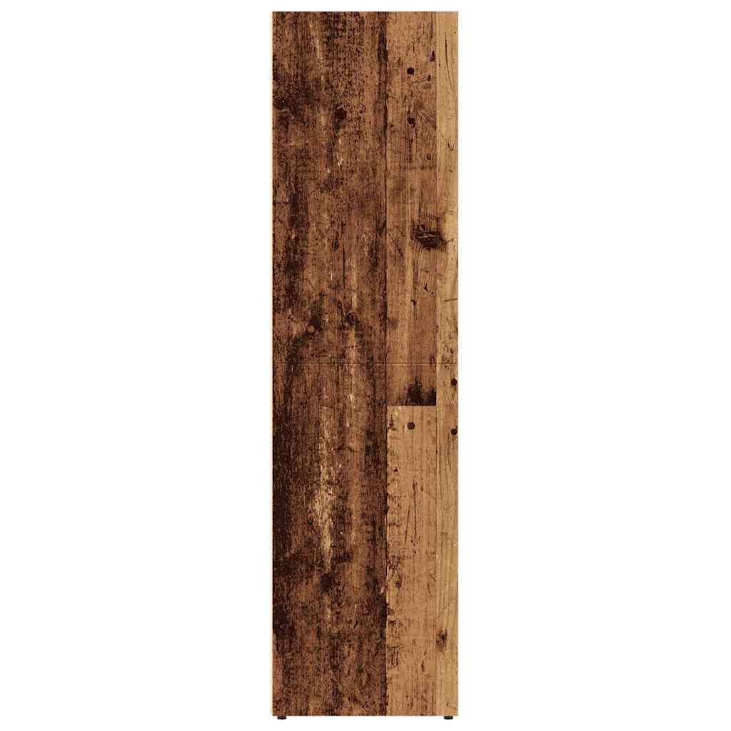 Ormar za knjige staro drvo 36x30x114 cm konstruirano drvo