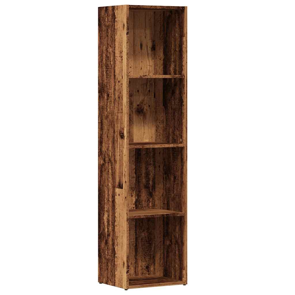 Ormar za knjige staro drvo 36x30x143 cm konstruirano drvo
