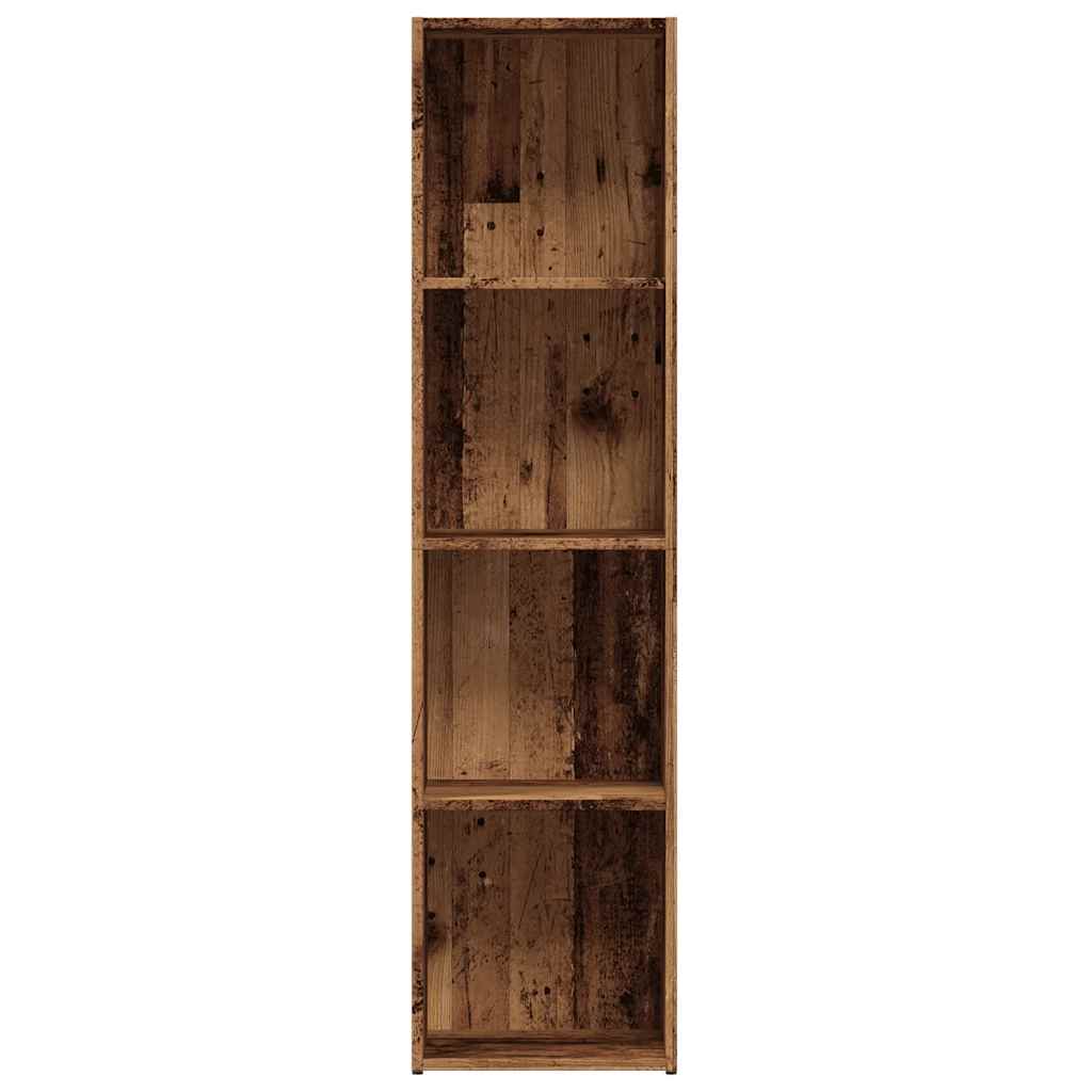 Ormar za knjige staro drvo 36x30x143 cm konstruirano drvo