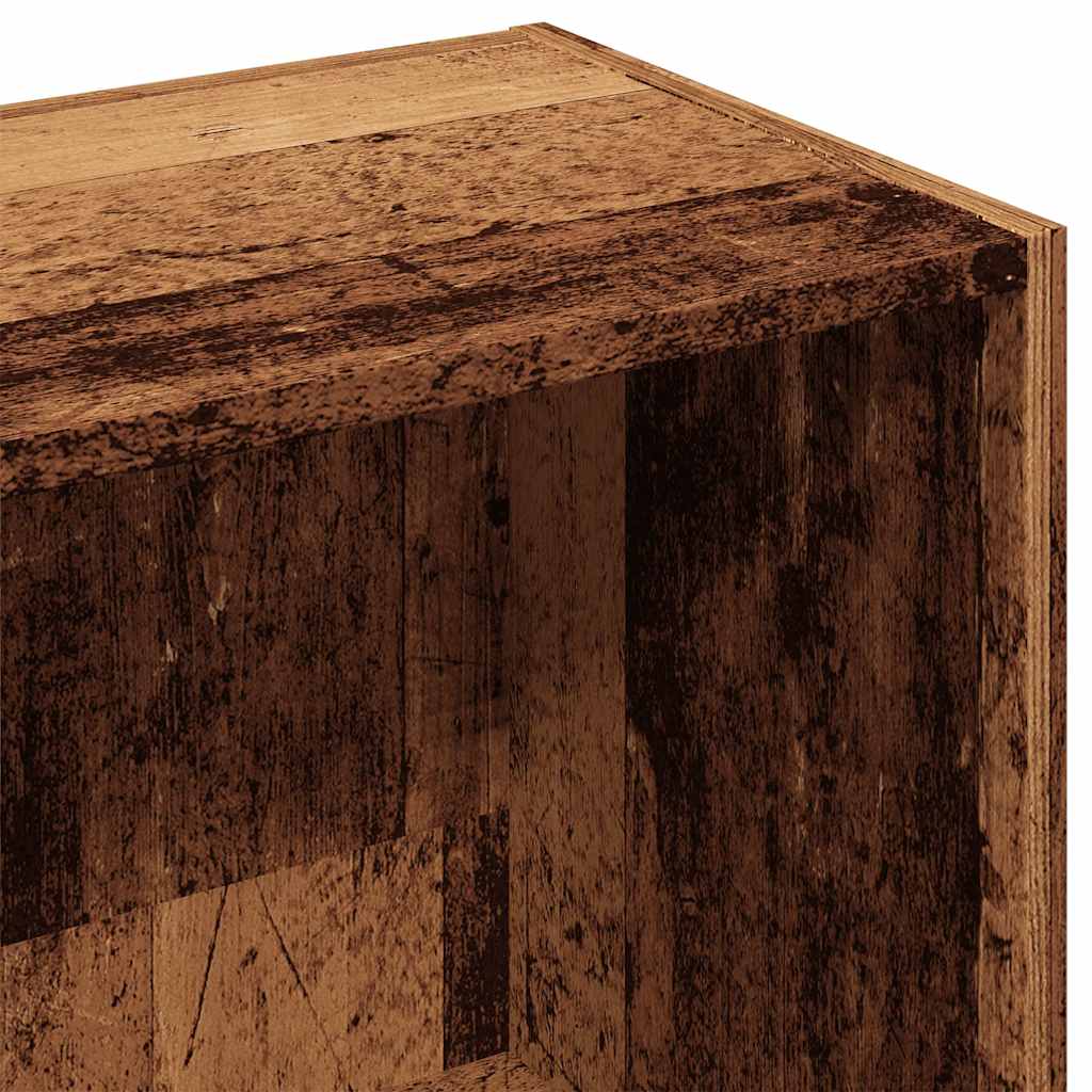 Ormar za knjige staro drvo 36x30x143 cm konstruirano drvo