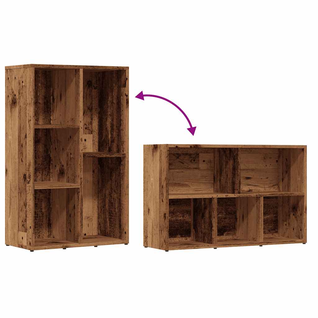 Ormarić za knjige staro drvo 50x25x80 cm konstruirano drvo