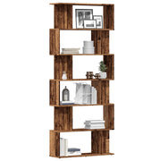 Ormar za knjige staro drvo 80x24x192 cm konstruirano drvo