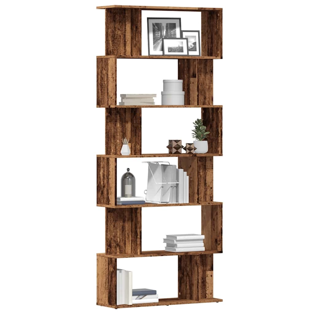 Ormar za knjige staro drvo 80x24x192 cm konstruirano drvo