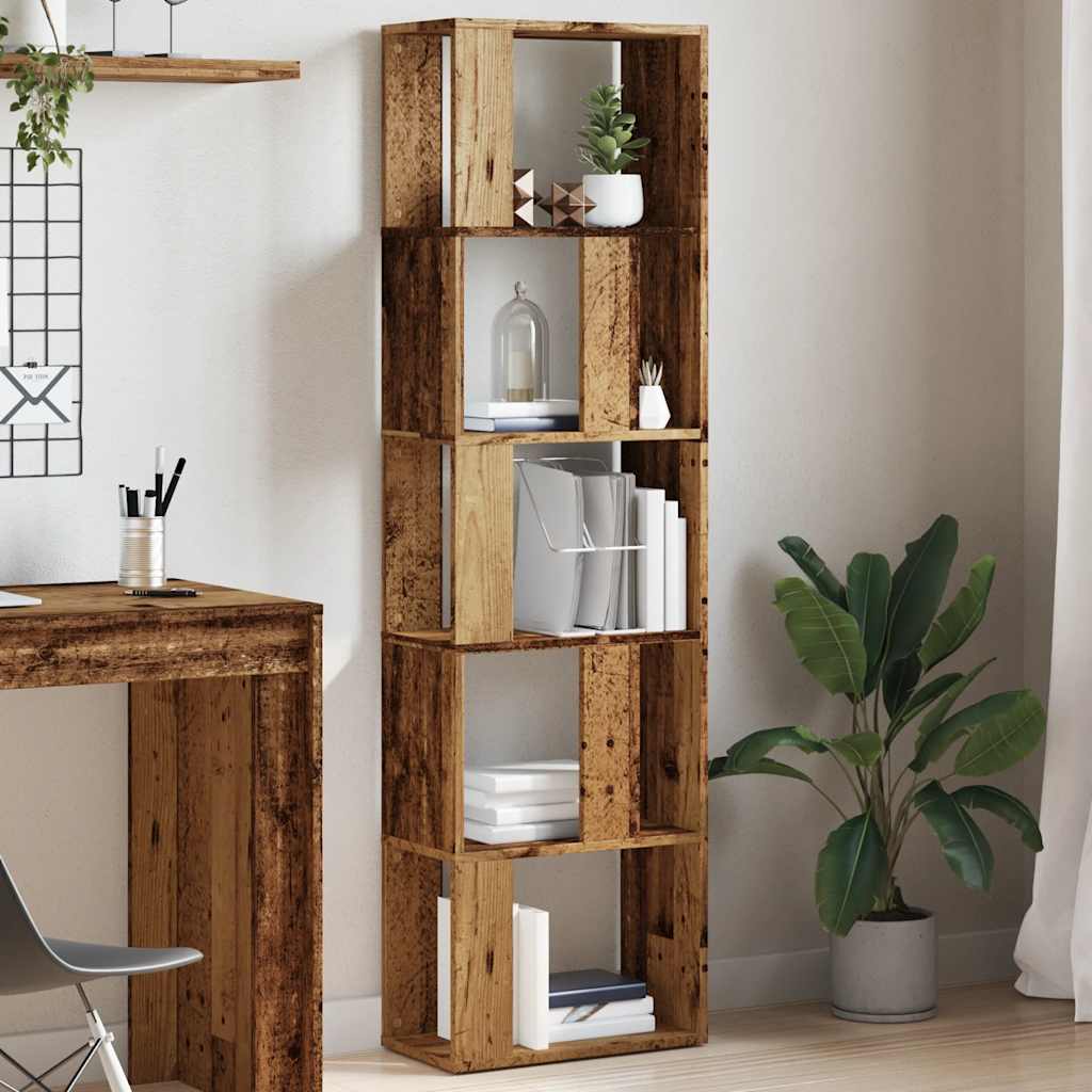 Ormar za knjige staro drvo 45x24x159 cm konstruirano drvo