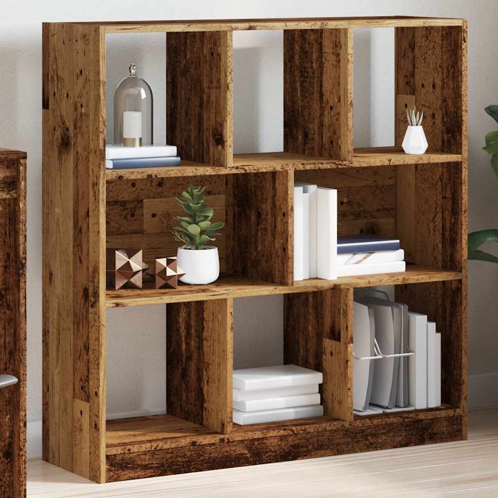 Ormar za knjige staro drvo 97,5x29,5x100 cm konstruirano drvo