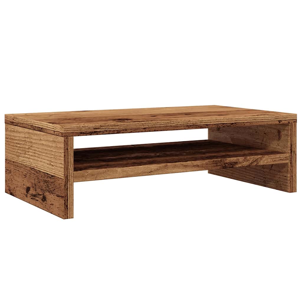 Stalak za monitor staro drvo 42x24x13 cm konstruirano drvo