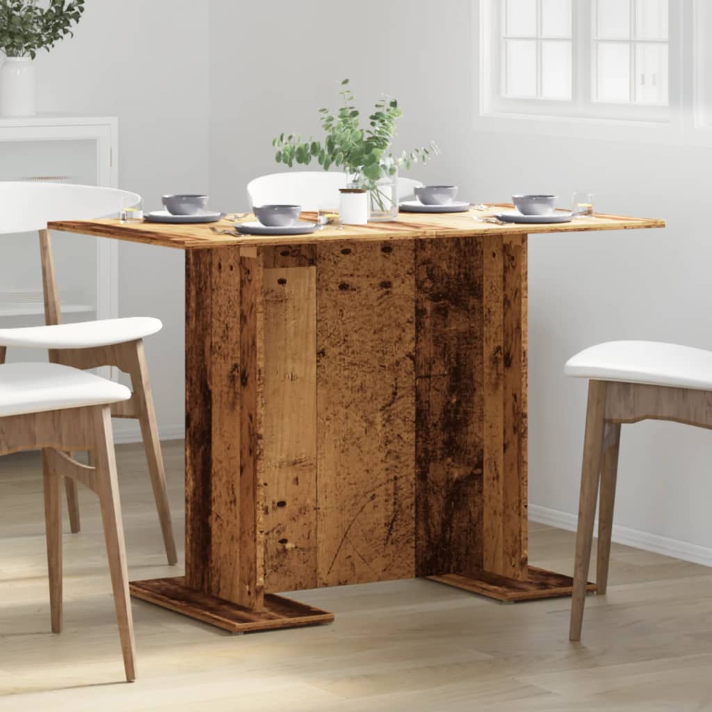 Blagovaonski stol boja staro drvo 110x60x75cm konstruirano drvo