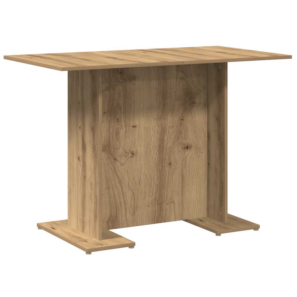 Blagovaonski stol boja hrasta 110x60x75 cm konstruirano drvo