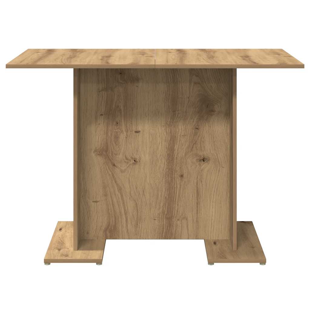 Blagovaonski stol boja hrasta 110x60x75 cm konstruirano drvo