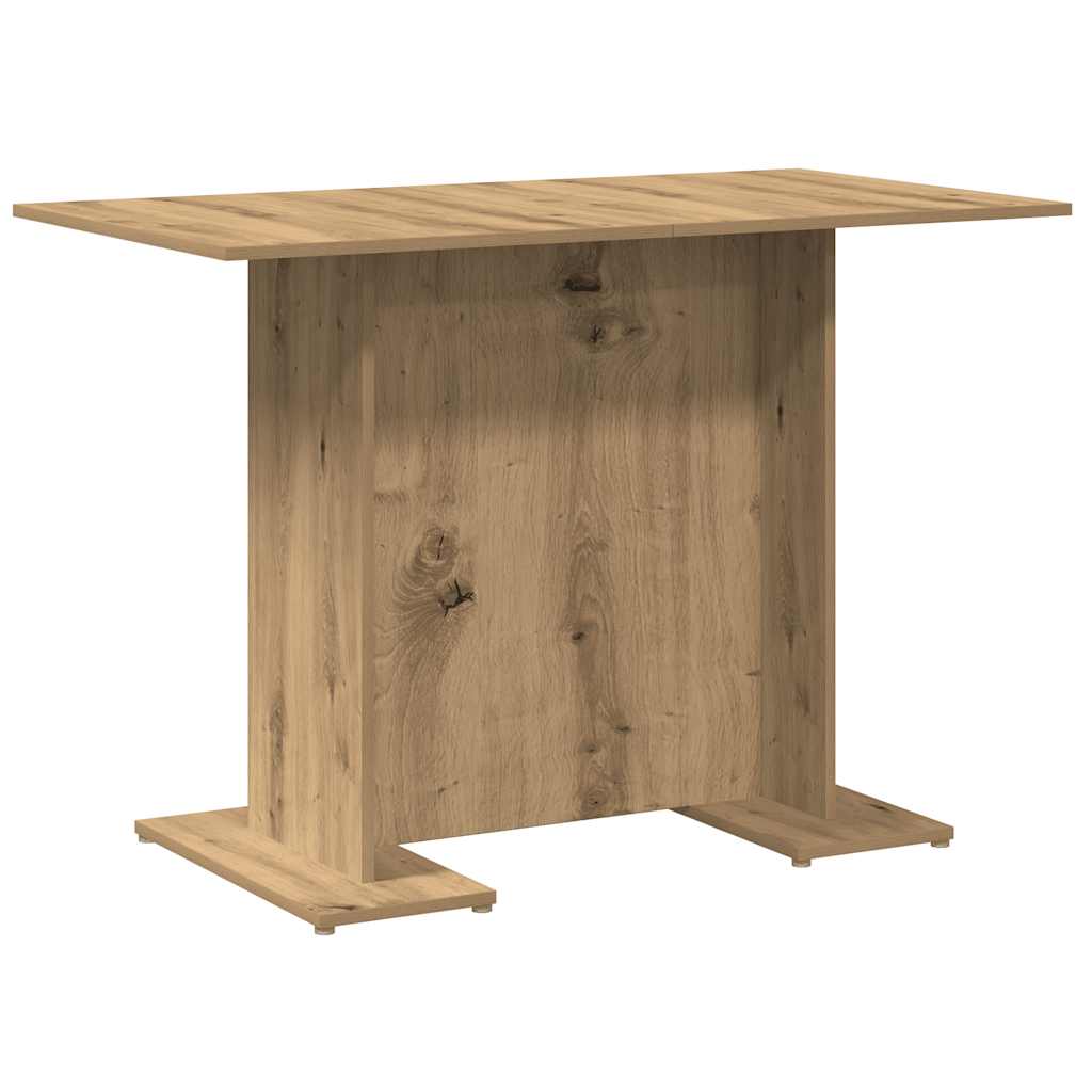 Blagovaonski stol boja hrasta 110x60x75 cm konstruirano drvo