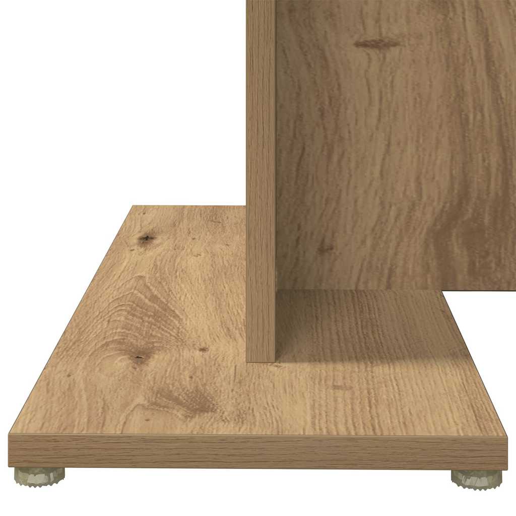 Blagovaonski stol boja hrasta 110x60x75 cm konstruirano drvo