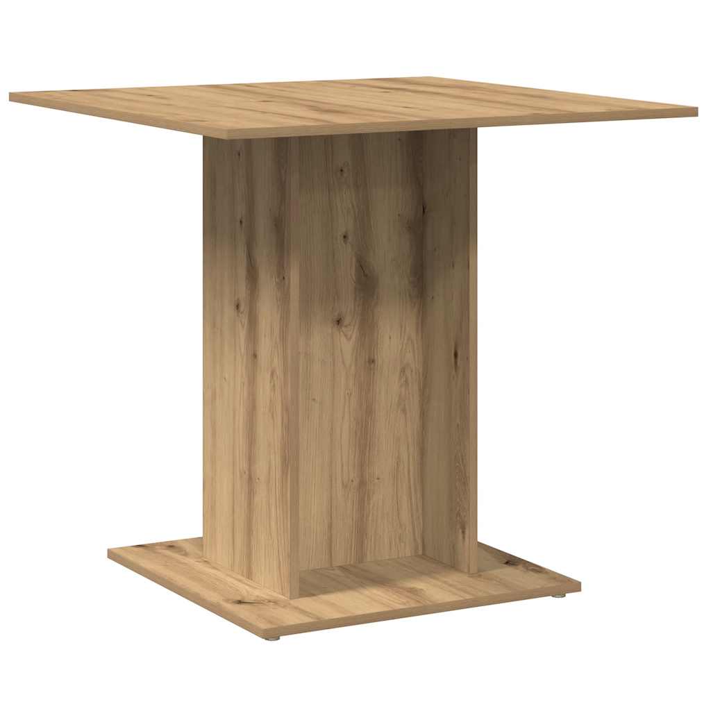 Blagovaonski stol Artisan hrast 80x80x75 cm izrađeno drvo