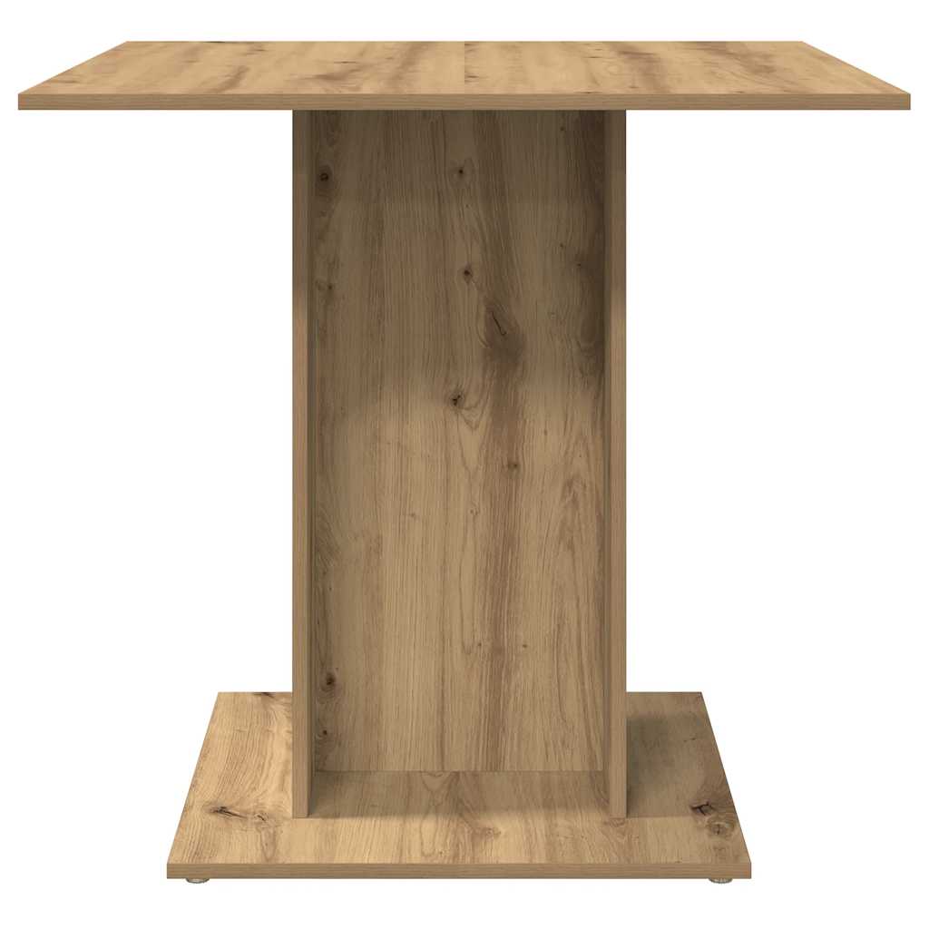 Blagovaonski stol Artisan hrast 80x80x75 cm izrađeno drvo