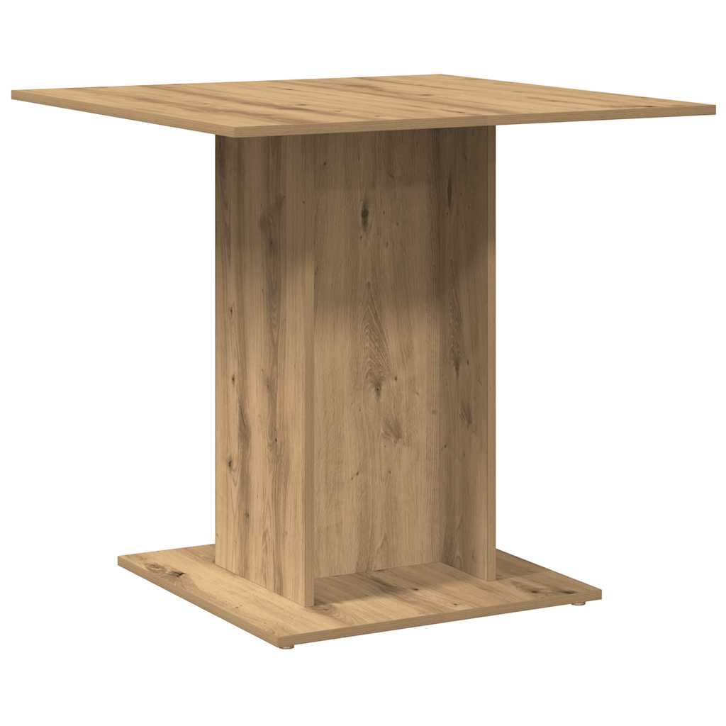 Blagovaonski stol Artisan hrast 80x80x75 cm izrađeno drvo