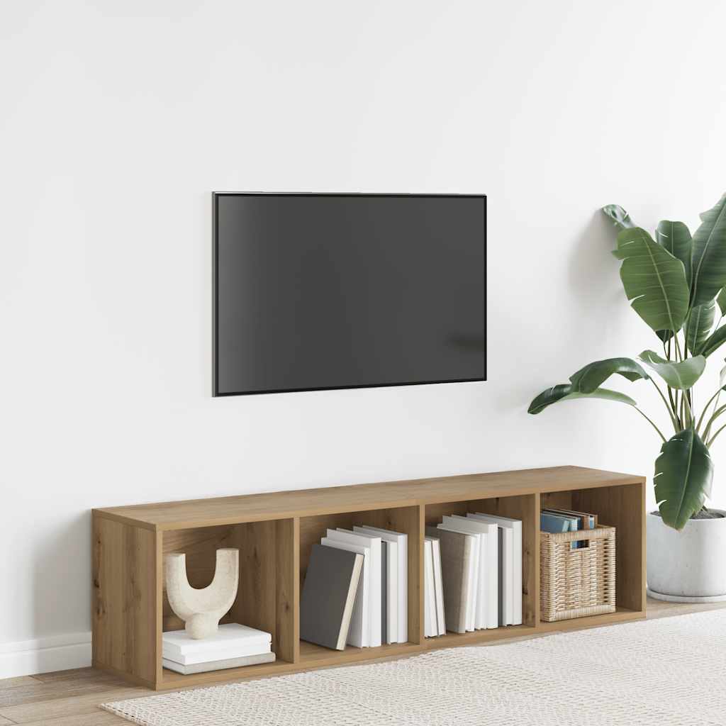 Ormarić za knjige/TV siva boja betona 143 x 30 x 36 cm
