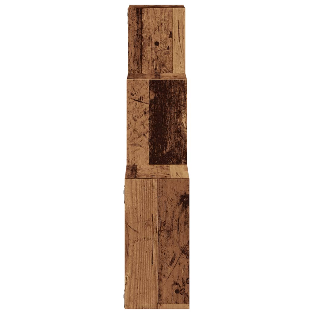 Kockaste zidne police boja drva 68x15x68 cm konstruirano drvo