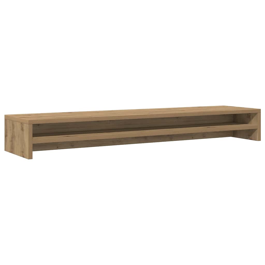 Stalak za monitor Artisan hrast 100x24x13 cm Konstruirano drvo