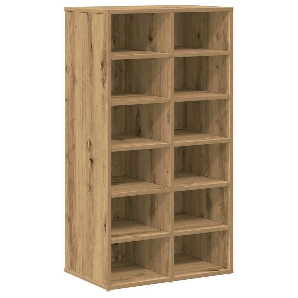 Stalak za cipele Artisan hrast 54x34x100,5 cm izrađeno drvo